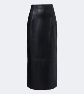 Loulou de Saison Loulou de Saison Inga leather midi skirt