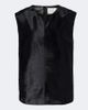 Loulou de Saison Loulou de Saison Juni pony-effect leather top - 1