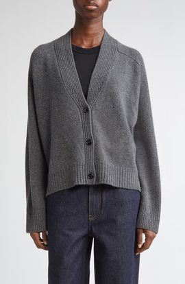 LOULOU DE SAISON LOULOU DE SAISON Kaia Cashmere V-neck Cardigan
