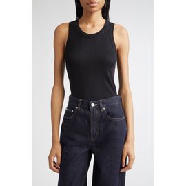 LOULOU DE SAISON LOULOU DE SAISON Limba Mercerized Cotton Rib Tank