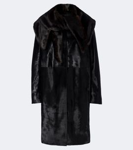 Loulou de Saison Loulou de Saison Lotta calf-hair coat