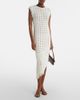 Loulou de Saison Loulou de Saison Malena asymmetric scalloped crochet midi dress - 2
