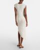 Loulou de Saison Loulou de Saison Malena asymmetric scalloped crochet midi dress - 5