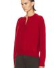Loulou de Saison Loulou de Saison Malo Oversized Saddle-Sleeve Henley Sweater - 2