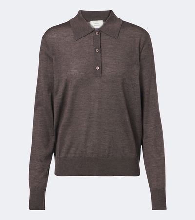 Loulou de Saison Loulou de Saison Miles cashmere polo sweater