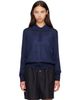 Loulou de Saison Loulou de Saison Navy MILES Long Sleeve Polo - 1