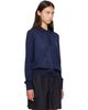 Loulou de Saison Loulou de Saison Navy MILES Long Sleeve Polo - 2
