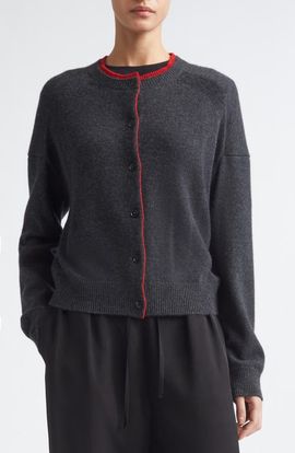 LOULOU DE SAISON LOULOU DE SAISON Nicola Contrast Cardigan