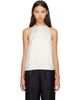Loulou de Saison Loulou de Saison Off-White CAMI Silk Twill Cape Top - 1
