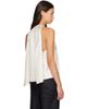 Loulou de Saison Loulou de Saison Off-White CAMI Silk Twill Cape Top - 3