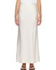 Loulou de Saison Loulou de Saison Off-White ELI Silk Twill Maxi Skirt - 1