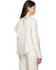 Loulou de Saison Loulou de Saison Off-White GALA Silk Twill Scarf Blouse - 3
