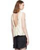 Loulou de Saison Loulou de Saison Off-White Gema Sleeveless Silk Top - 3