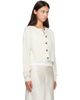 Loulou de Saison Loulou de Saison Off-White HEIKE Cashmere Cardigan - 2