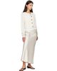 Loulou de Saison Loulou de Saison Off-White HEIKE Cashmere Cardigan - 4