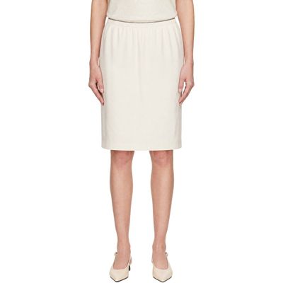 Loulou de Saison Loulou de Saison Off-White Kruse Midi Skirt