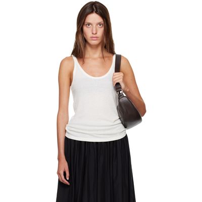 Loulou de Saison Loulou de Saison Off-White RONI Rib Jersey Tank Top