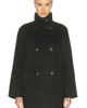 Loulou de Saison Loulou de Saison Olmo High-neck Double Breasted Coat - 1