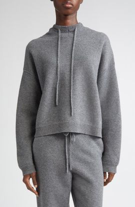 LOULOU DE SAISON LOULOU DE SAISON Sarla Loose Fit Cashmere Hoodie