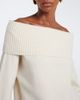 Loulou de Saison Loulou de Saison Sibyl off-shoulder cashmere-blend sweater - 3