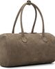 Loulou de Saison Loulou de Saison Taupe CLAUS Cylindric Leather Bag - 2