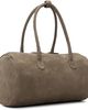 Loulou de Saison Loulou de Saison Taupe CLAUS Cylindric Leather Bag - 3