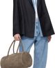 Loulou de Saison Loulou de Saison Taupe CLAUS Cylindric Leather Bag - 4