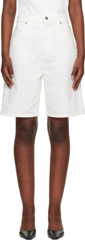 Loulou de Saison Loulou de Saison White Isu Lds Denim Shorts