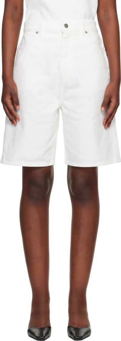 Loulou de Saison Loulou de Saison White Isu Lds Denim Shorts