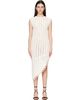 Loulou de Saison Loulou de Saison White Malena Ruffled Crochet Midi Dress - 1