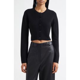 LOULOU DE SAISON LOULOU DE SAISON Zephir Crop Cashmere Cardigan