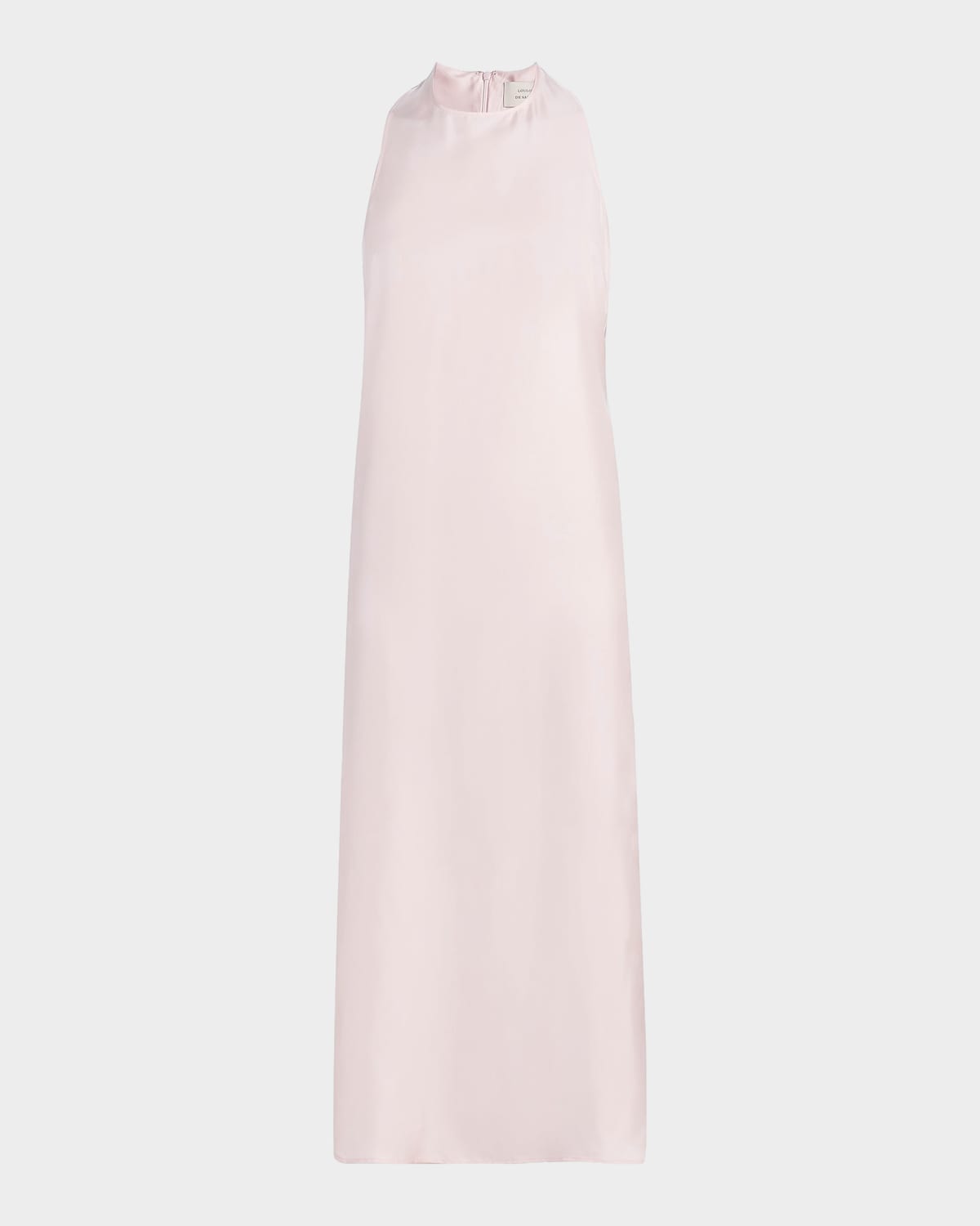 Loulou De Saison Paloma Twist Back Silk Midi-Slipdress