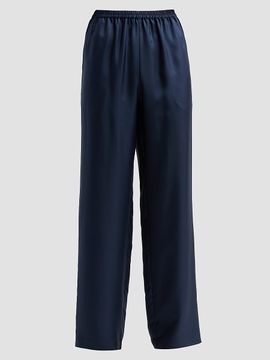 Loulou de Saison Women's Alera Satin Wide-Leg Pants
