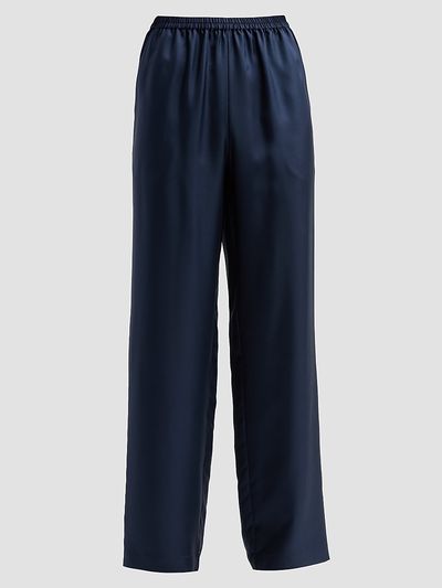 Loulou de Saison Women's Alera Satin Wide-Leg Pants