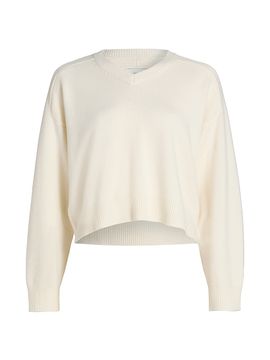 Loulou de Saison Women's Anzor V-Neck Cashmere Sweater