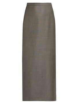 Loulou de Saison Women's Cara Virgin Wool Pencil Midi-Skirt