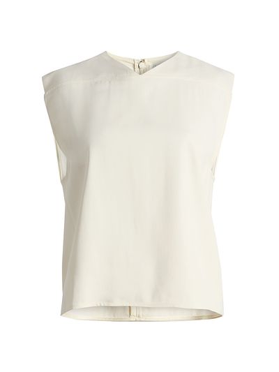 Loulou de Saison Women's Daika Boxy V-Neck Top