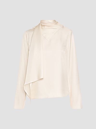 Loulou de Saison Women's Gala Silk Foulard Blouse