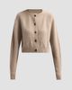 Loulou de Saison Women's Heike Cashmere Crop Cardigan - 1