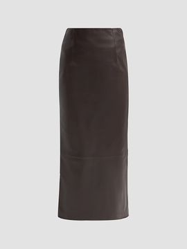 Loulou de Saison Women's Inga Leather Maxi Skirt