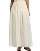 Loulou de Saison Women's Naya Gathered Cotton-Silk Maxi Skirt - 3