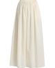 Loulou de Saison Women's Naya Gathered Cotton-Silk Maxi Skirt - 8
