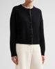 Loulou de Saison Women's Nicola Contrast Crewneck Cashmere Cardigan - 4