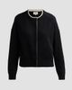 Loulou de Saison Women's Nicola Contrast Crewneck Cashmere Cardigan - 6