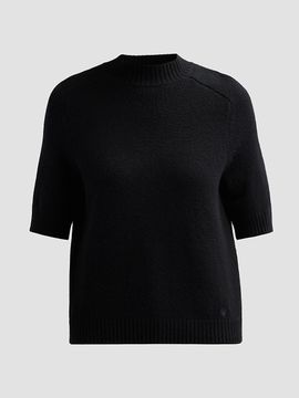 Loulou de Saison Women's Ruth Cashmere Elbow-Sleeve Top