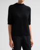Loulou de Saison Women's Ruth Cashmere Elbow-Sleeve Top - 4