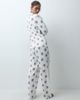 Loungeable Loungeable Christmas rever button up shirt and trouser pyjama set in santa teddy-WHITE - 3