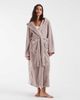 Loungeable Loungeable cozy teddy hooded maxi length robe in mink-Neutral - 1