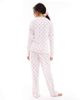 Loungeable Loungeable heather brushed rib long sleeve top and pants set in pink cowboy boot print - 2