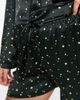 Loungeable Loungeable Maternity short button through pajama set in black and gold - 4